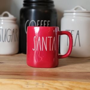 Rae Dunn Red Santa Mug